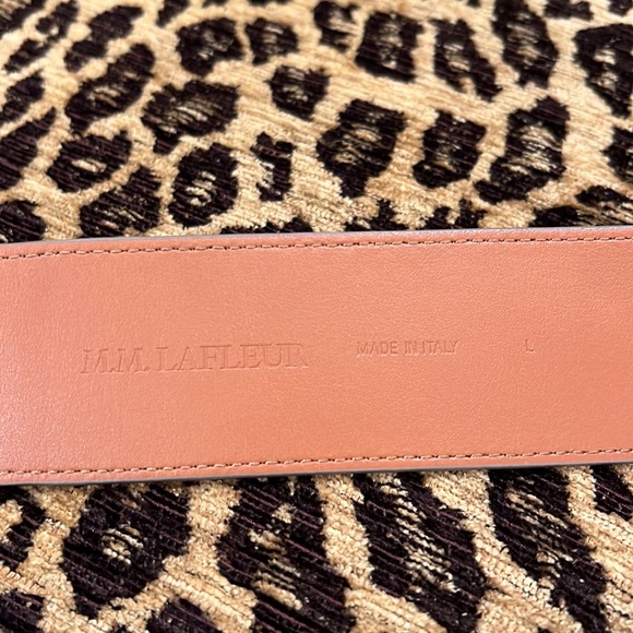 M.M. La Fleur Sedgwick Belt Taupe Suede - Picture 4 of 4